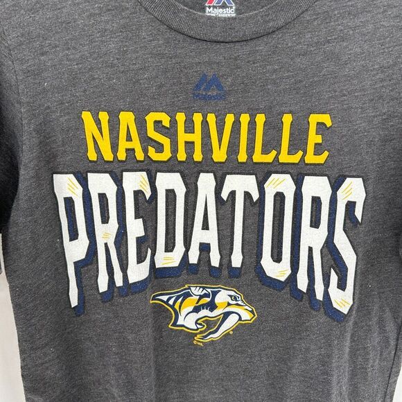 Nashville Predators NHL Dark Gray T Shirt Size Small - Picture 3 of 6